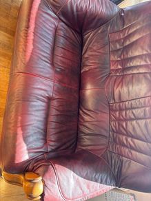 Leather couch
