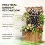 Wooden Planter with Trellis Freestanding Image 3