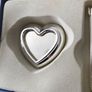 newbridge silver gift set photo pendant and pen with love heart holder still in its box Image 3