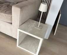 Travertine Coffee Table plus 2 Side Tables