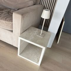 Travertine Coffee Table plus 2 Side Tables