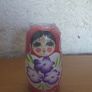 Beautiful Russian Nesting Doll Set 5 Dolls Inside! Image 2