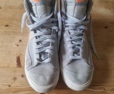 Nike shoesLightly used Nike Blazer Mid '77 PRM Vintage Bone Coconut Milk Grey/Light Blue   Mens Size 10/45