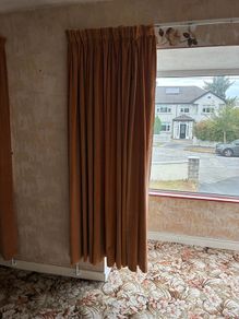 Orange Curtains