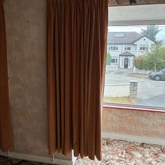 Orange Curtains