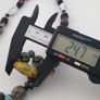 Antique Venetian Style Mix Glass Beads Necklace Image 4