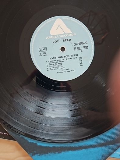 Lou Reed LP  - Rock And Roll Heart