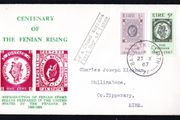 1967 Ireland Fenian Rising Commemorative Stamps Illustrated First Day Cover (FDC) with Baile Atha Cliath (Dublin) cancel
