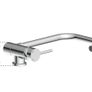 Schutte Fold Flat Tap, Chrome Single Lever Sink Mixer Tap Image 7