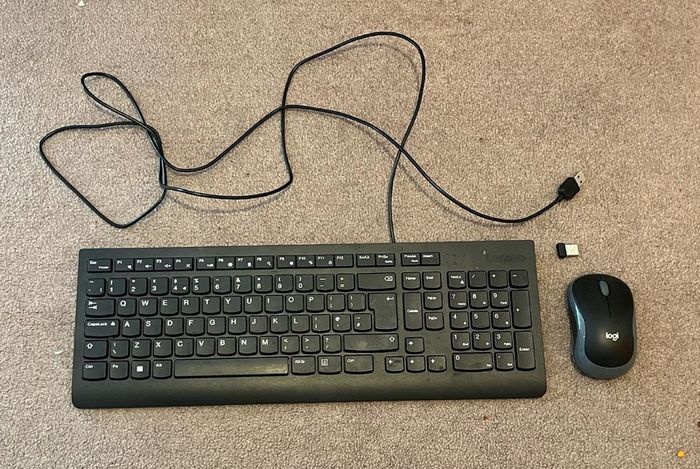 Lenovo keyboard and Logi Bluetooth mouse