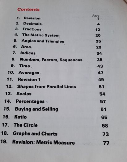 Vintage maths book 1975