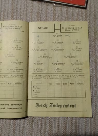 All Ireland   Programmes