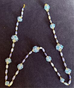 Swarovski Somnia Extra Long Blue Necklace