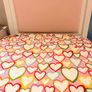 Wooden Single bed with Pink Headboard Image 2