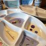 melamine/ picnic wear, 4 serving dishes with 7 tumblers. Image 3