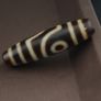 Antique Himalayan Tibetan 2 Eyes Agate Dzi Bead Amulet Image 3