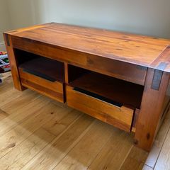 Solid wood TV stand / coffee table