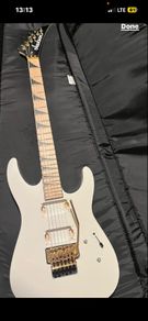 Jackson Soloist SLXM DX in Snow White electric guitar body without pickups gold FLOYD ROSE SPECIAL TREMOLO electric guitar parts accessories