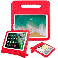 For Apple iPad 10.2" 2021 9th Gen Kids Case Shockproof Cover With Stand Red