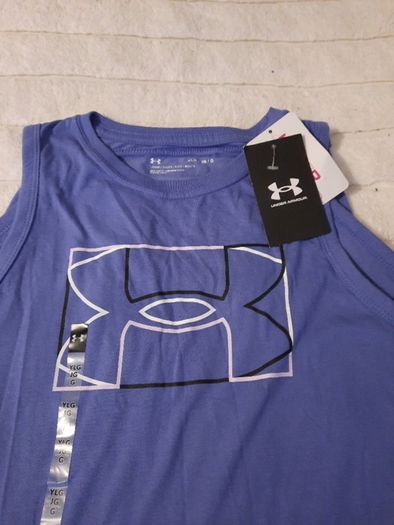 purple under armour girls top