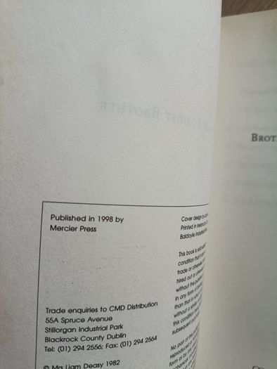 Brother against Brother by Liam Deasy 1998 in good condition FREE STANDARD POSTAGE INCLUDED