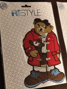 Large Iron On Bear Patches