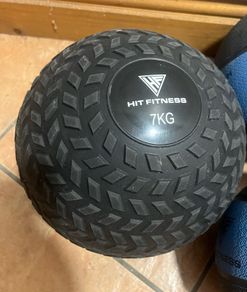 Hit Fitness Slam training medicine excercise gym Ball With Grips 7 kg