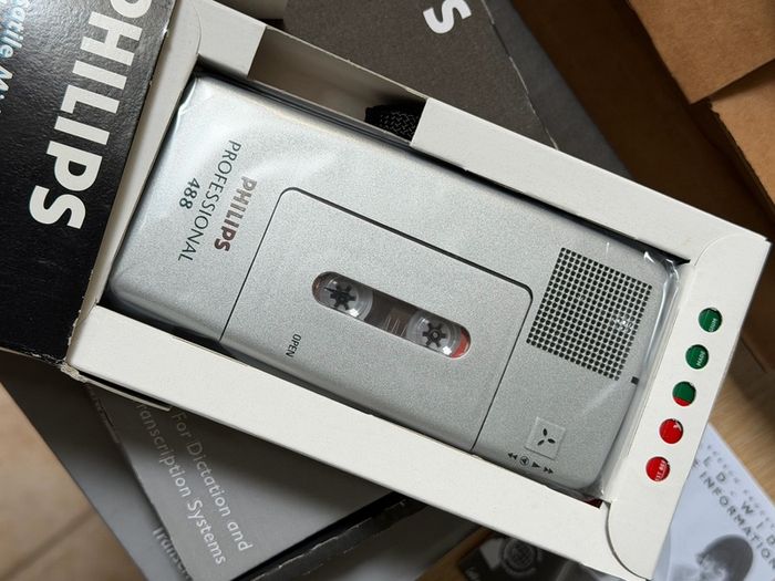 Philips Dictation System. LFH 0067/15. Complete. Never Used.