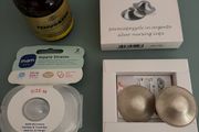 Silverette nipple cups, and nipple shields