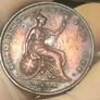 1846 Penny Victoria SCARCE DATE Nice Grade Image 4