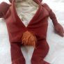 Taz Looney Tunes Soft Toy with Velcro opening pouch for PJs Image 2