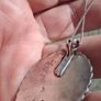 Native American Mid Century Sterling Silver Agate Pendant Image 10