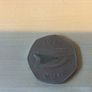 Irish 50p coin 1981 Image 2