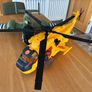 Large Rescue Helicopter and Military Aircraft with Action Figures Image 2