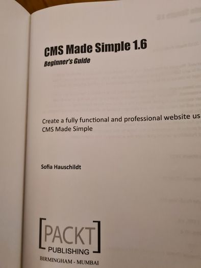 C M S Made Simple 1.6. Creat A Fully  Functional & Professional  Website Using C M S Made Simple 2.6