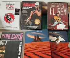 Rock and other DVD Collection  8e each or 4 for 25e