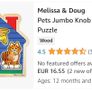 Melissa & Dough jumbo knob puzzle Image 4