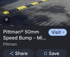 pittman speed bump kit 50mm, 5.35m