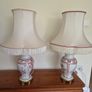 Large Pair of Vintage French Porcelaine de Limoges Drimmer Table Lamps 72cm Image 6