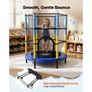 142cm Trampoline for Kids, Toddler Mini Trampoline, 60 kg Capacity Indoor Outdoor Play Toys with Enclosure Net, Easy to Assemble, Christmas Toys Birthday Gifts for Girls Boys Image 6