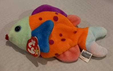 Vintage TY Beanie Babies - Lips, the fish