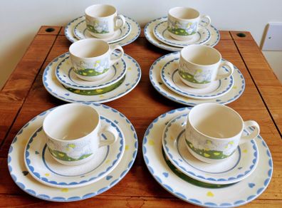 1970s English Ironstone 18 piece set