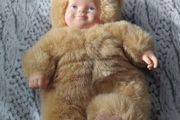 vintage 90s bear doll