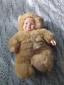 vintage 90s bear doll