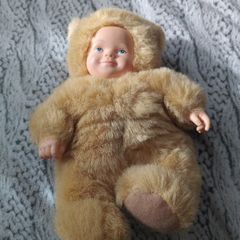 vintage 90s bear doll