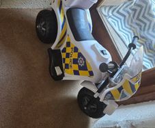 Police Motorcycle 7.4V Lithium Electric Ride On