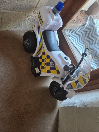 Police Motorcycle 7.4V Lithium Electric Ride On