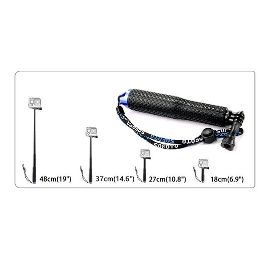 Gopro Adjustable Aluminum Selfie Stick