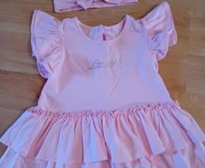 Little A Dress/Smock Top & Headband Age 36 months