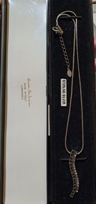 Gaby's Necklace and pendant silver and black